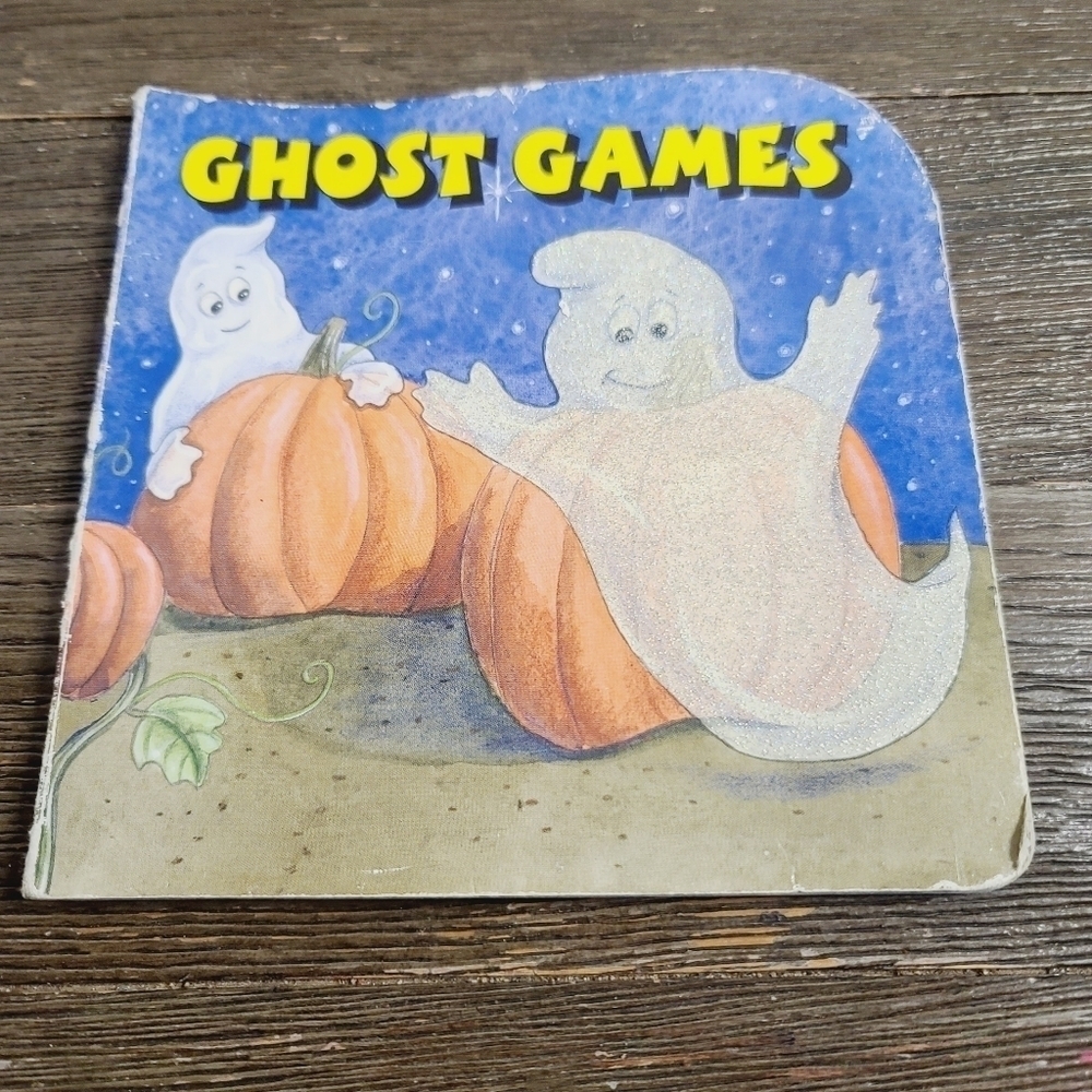 Rare Vintage 2002 Ghost Games Kathie Billingslea Smith Halloween Picture Book
